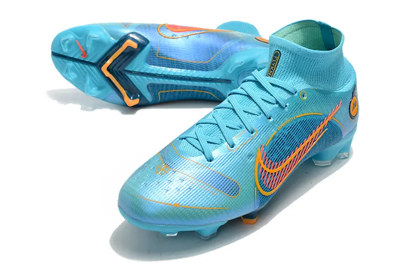 Nike Mercurial Superfly 8 Elite FG - Aqua/Electric Blue/Fiery Orange