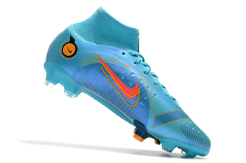 Nike Mercurial Superfly 8 Elite FG - Aqua/Electric Blue/Fiery Orange