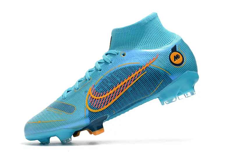 Nike Mercurial Superfly 8 Elite FG - Aqua/Electric Blue/Fiery Orange