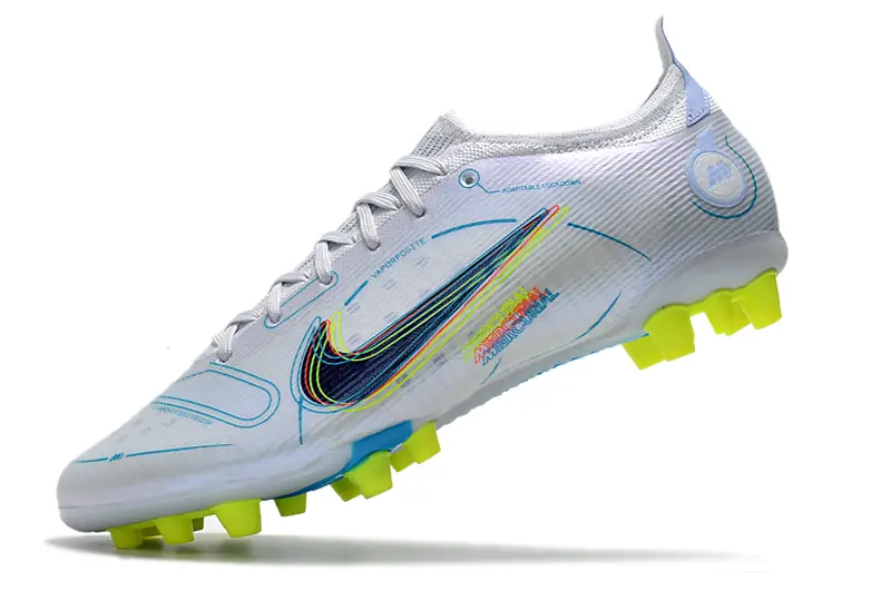 Nike Mercurial Vapor 14 Elite AG - White/Bright Yellow/Cyan Blue