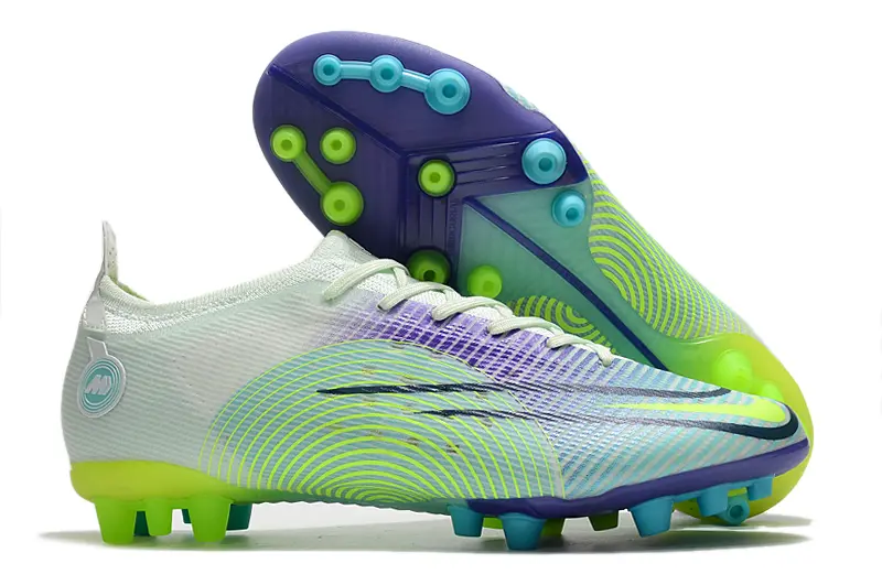 Nike Mercurial Vapor 14 Elite AG - White/Electric Green/Deep Purple