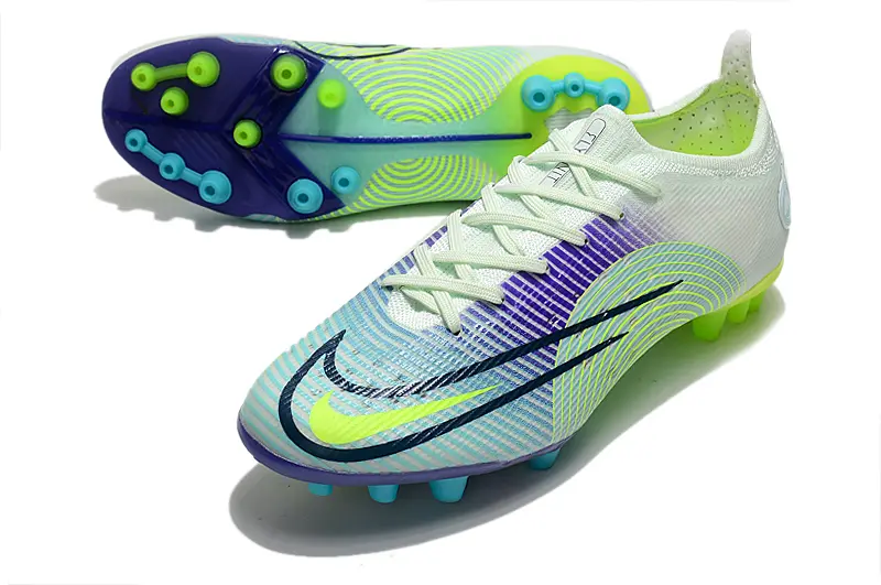 Nike Mercurial Vapor 14 Elite AG - White/Electric Green/Deep Purple