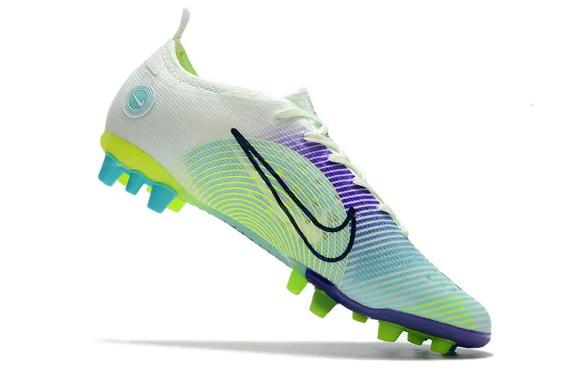 Nike Mercurial Vapor 14 Elite AG - White/Electric Green/Deep Purple