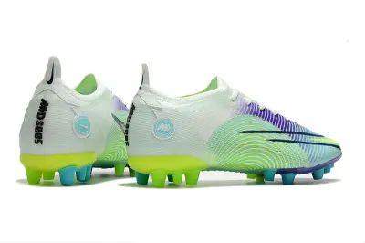 Nike Mercurial Vapor 14 Elite AG - White/Electric Green/Deep Purple