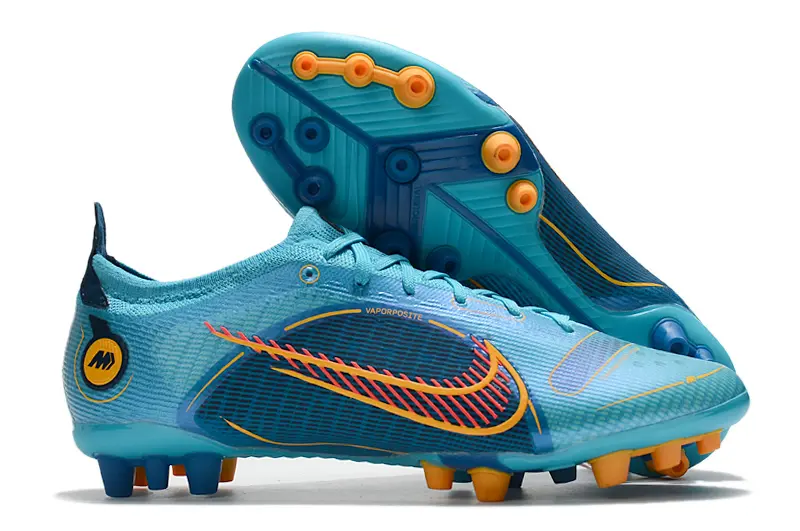 Nike Mercurial Vapor 14 Elite AG - Aqua/Electric Blue/Coral Orange