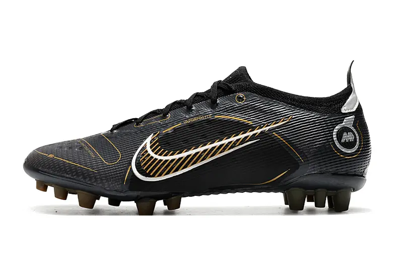 Nike Mercurial Vapor 14 Elite AG - Black/Metallic Gold/Smoke Grey