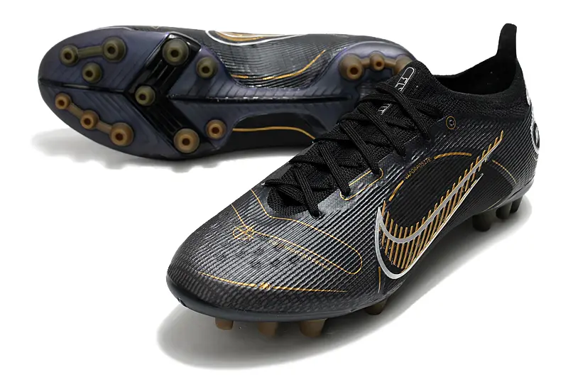 Nike Mercurial Vapor 14 Elite AG - Black/Metallic Gold/Smoke Grey