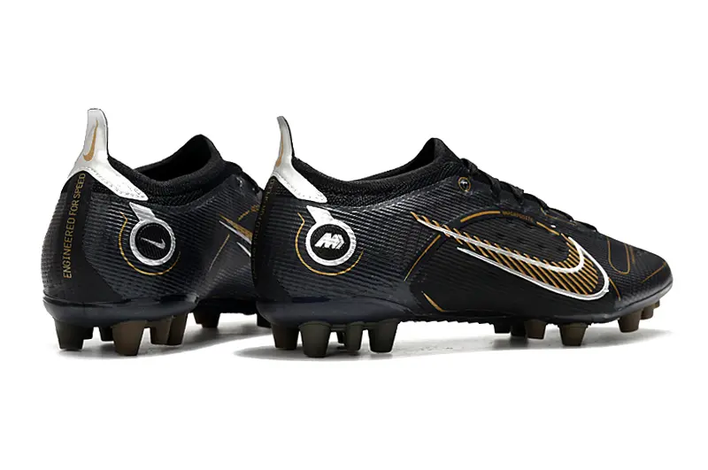 Nike Mercurial Vapor 14 Elite AG - Black/Metallic Gold/Smoke Grey