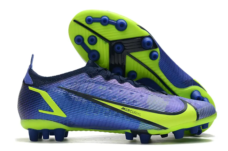 Nike Mercurial Vapor 14 Elite AG - Blue/Lime Green/Navy Blue