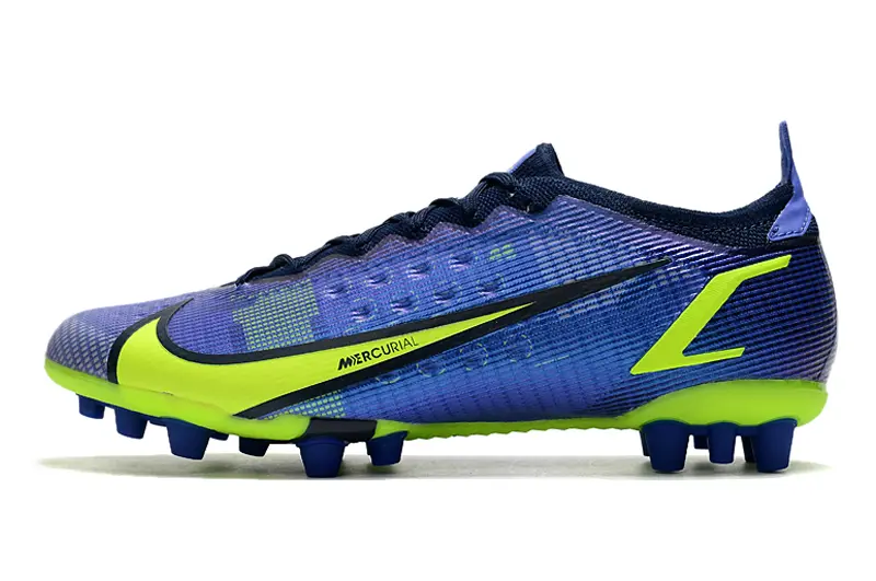 Nike Mercurial Vapor 14 Elite AG - Blue/Lime Green/Navy Blue