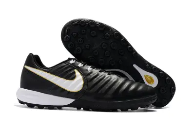 Nike Tiempox Finale TF - Black/Golden Accent/White Swoosh