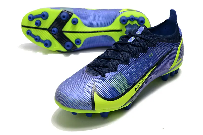 Nike Mercurial Vapor 14 Elite AG - Blue/Lime Green/Navy Blue