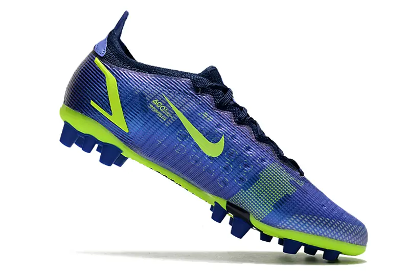 Nike Mercurial Vapor 14 Elite AG - Blue/Lime Green/Navy Blue