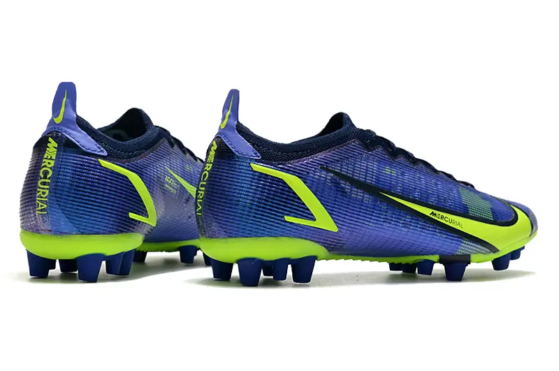 Nike Mercurial Vapor 14 Elite AG - Blue/Lime Green/Navy Blue