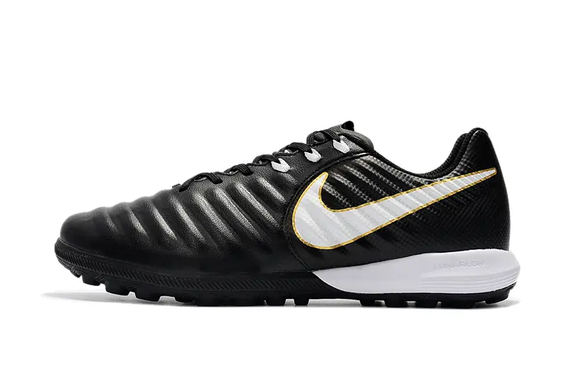 Nike Tiempox Finale TF - Black/Golden Accent/White Swoosh