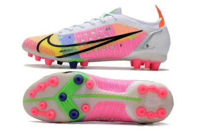 Nike Mercurial Vapor 14 Elite AG - White/Neon Pink/Hyper Green