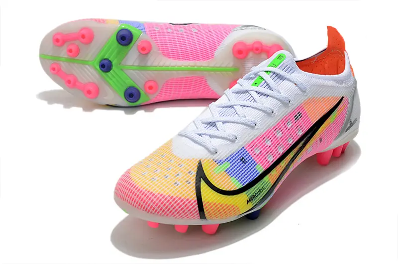 Nike Mercurial Vapor 14 Elite AG - White/Neon Pink/Hyper Green