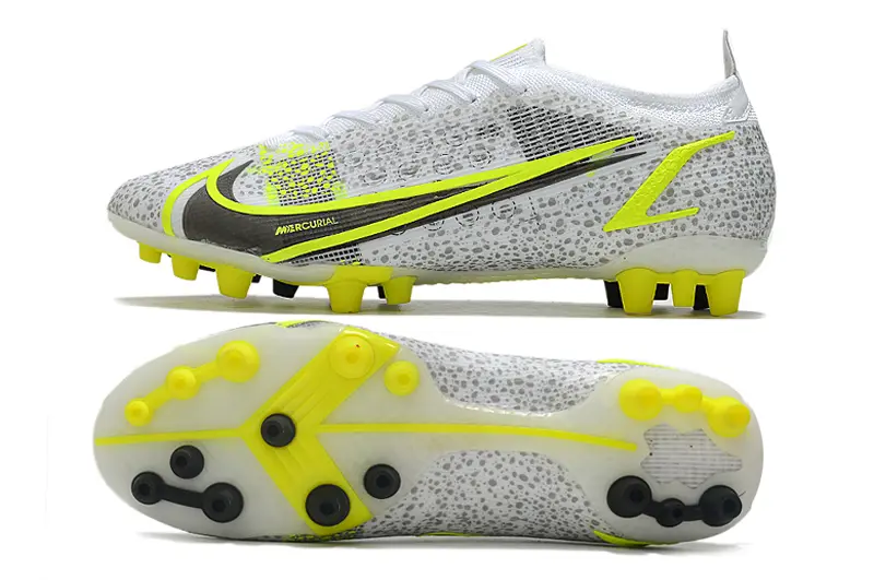 Nike Mercurial Vapor 14 Elite AG - White/Electric Yellow/Metallic Silver