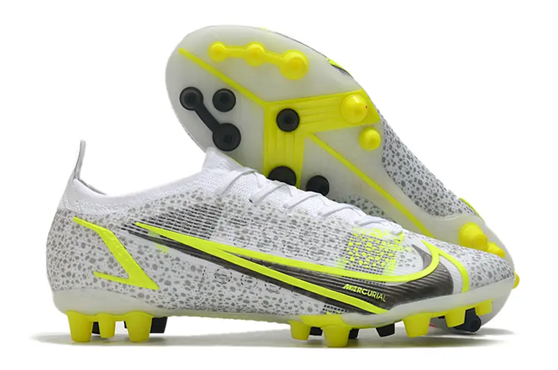 Nike Mercurial Vapor 14 Elite AG - White/Electric Yellow/Metallic Silver