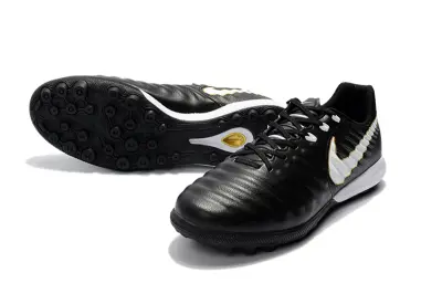 Nike Tiempox Finale TF - Black/Golden Accent/White Swoosh