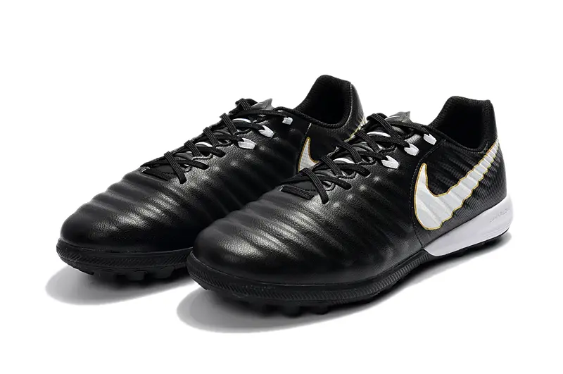 Nike Tiempox Finale TF - Black/Golden Accent/White Swoosh