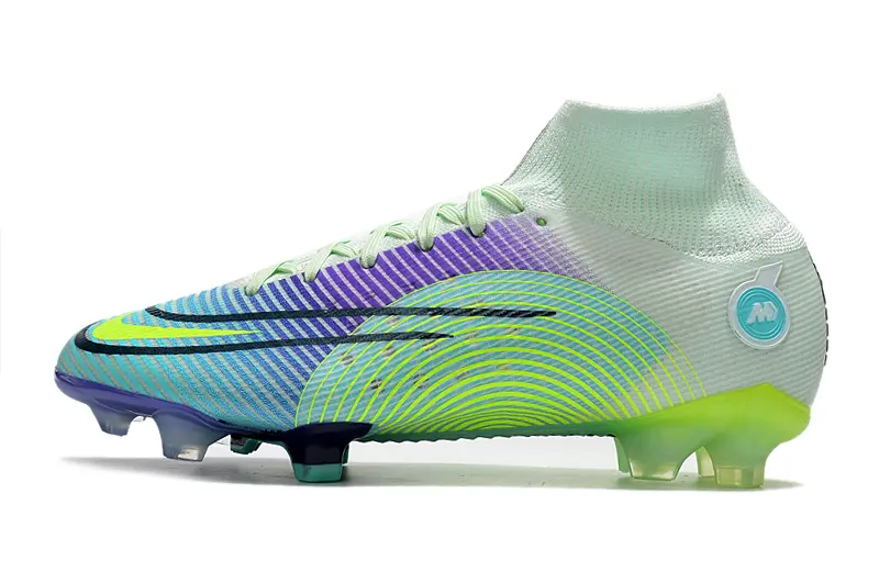Nike Mercurial Superfly 8 Elite FG - Green/Electric Lime/Aqua Blue