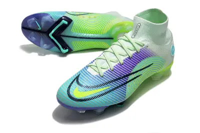 Nike Mercurial Superfly 8 Elite FG - Green/Electric Lime/Aqua Blue