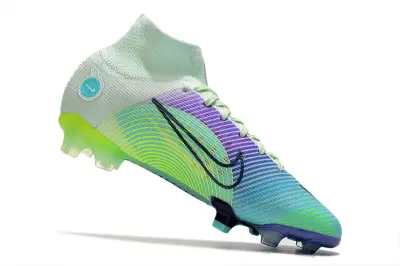 Nike Mercurial Superfly 8 Elite FG - Green/Electric Lime/Aqua Blue
