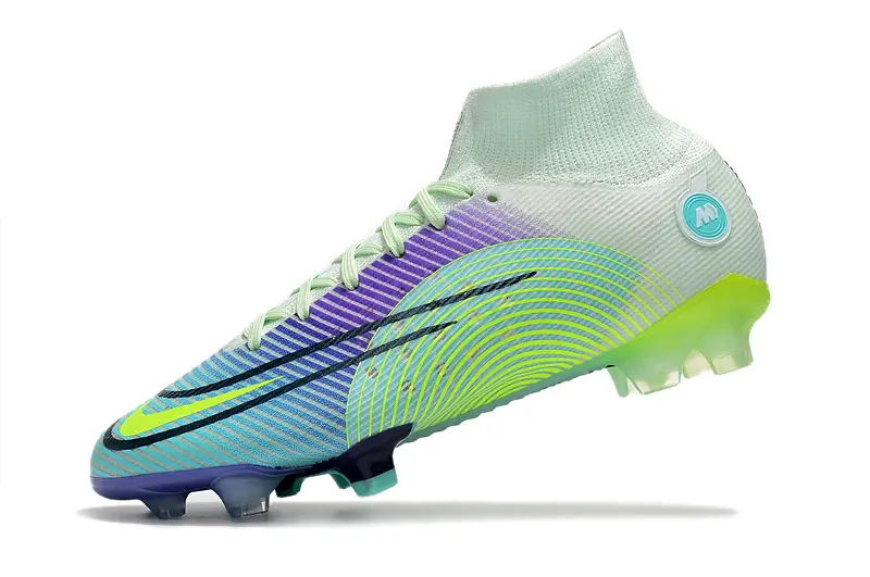 Nike Mercurial Superfly 8 Elite FG - Green/Electric Lime/Aqua Blue