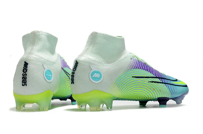 Nike Mercurial Superfly 8 Elite FG - Green/Electric Lime/Aqua Blue