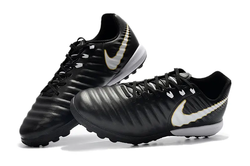 Nike Tiempox Finale TF - Black/Golden Accent/White Swoosh