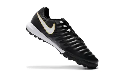 Nike Tiempox Finale TF - Black/Golden Accent/White Swoosh