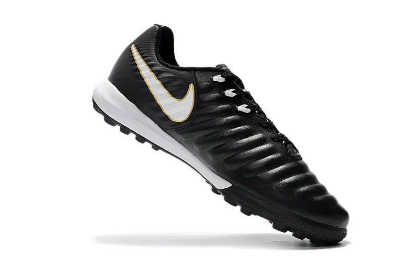 Nike Tiempox Finale TF - Black/Golden Accent/White Swoosh