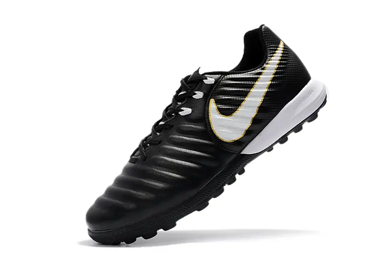 Nike Tiempox Finale TF - Black/Golden Accent/White Swoosh