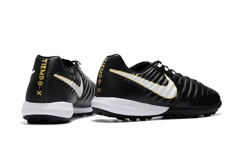 Nike Tiempox Finale TF - Black/Golden Accent/White Swoosh