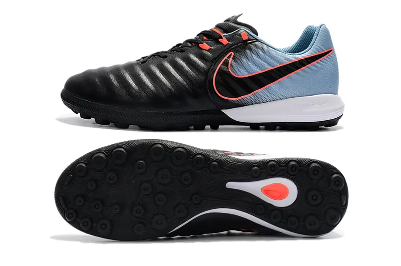 Nike Tiempox Finale TF - Black/Sky Blue/Coral Red