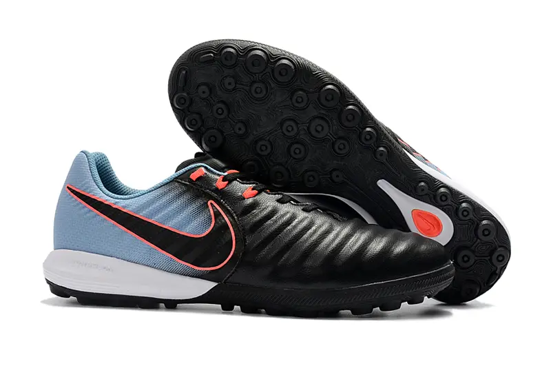 Nike Tiempox Finale TF - Black/Sky Blue/Coral Red