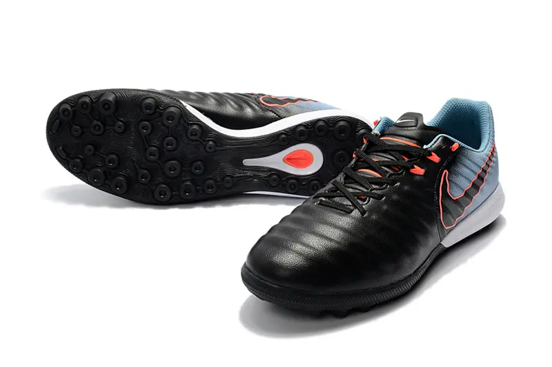 Nike Tiempox Finale TF - Black/Sky Blue/Coral Red