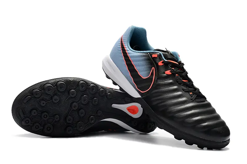 Nike Tiempox Finale TF - Black/Sky Blue/Coral Red