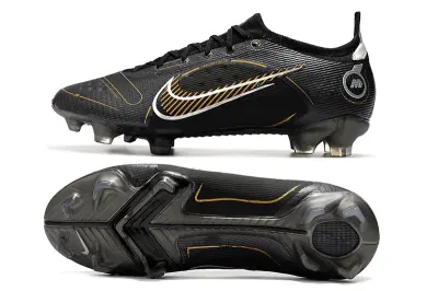 Nike Mercurial Vapor 14 Elite FG - Black/Metallic Gold/Graphite Grey