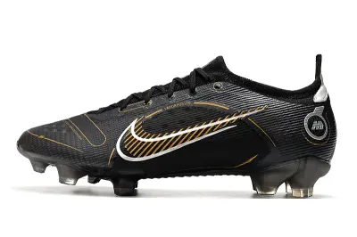 Nike Mercurial Vapor 14 Elite FG - Black/Metallic Gold/Graphite Grey