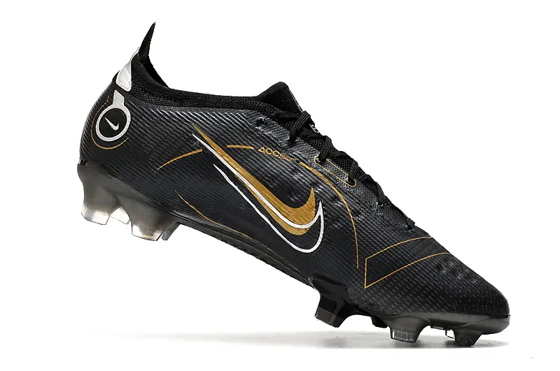 Nike Mercurial Vapor 14 Elite FG - Black/Metallic Gold/Graphite Grey