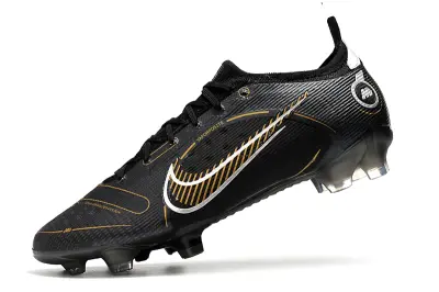 Nike Mercurial Vapor 14 Elite FG - Black/Metallic Gold/Graphite Grey
