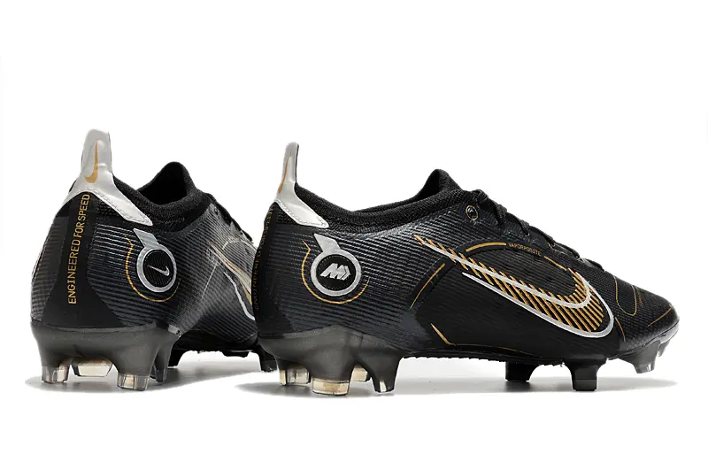 Nike Mercurial Vapor 14 Elite FG - Black/Metallic Gold/Graphite Grey