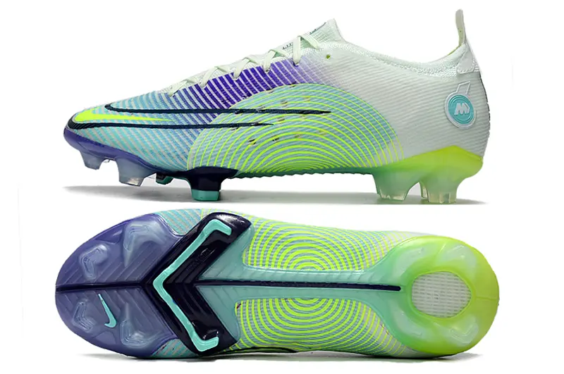 Nike Mercurial Vapor 14 Elite FG - White/Electric Green/Aubergine Purple