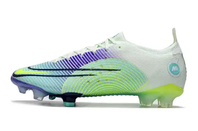 Nike Mercurial Vapor 14 Elite FG - White/Electric Green/Aubergine Purple