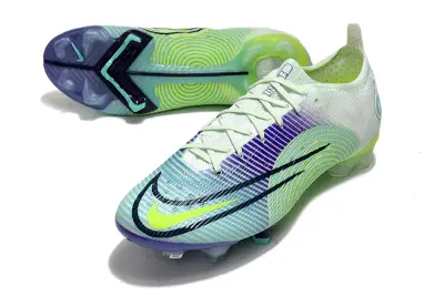 Nike Mercurial Vapor 14 Elite FG - White/Electric Green/Aubergine Purple