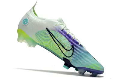 Nike Mercurial Vapor 14 Elite FG - White/Electric Green/Aubergine Purple