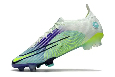 Nike Mercurial Vapor 14 Elite FG - White/Electric Green/Aubergine Purple