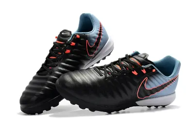 Nike Tiempox Finale TF - Black/Sky Blue/Coral Red